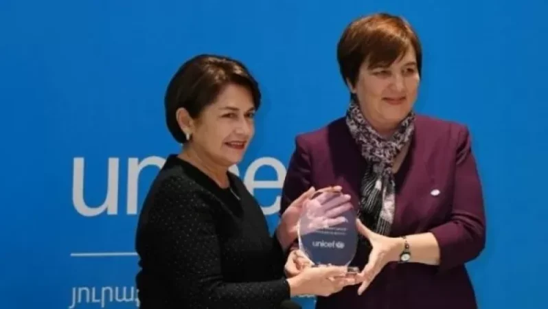 Nune Sargsyan Appointed as Human Rights Defender for Children by UNICEF
