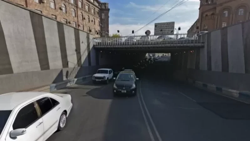 Հունիսի 6-ին ժամանակավորապես կդադարեցվի Չարենցի փողոցի և Գետառի հատման թունելի երթևեկությունը