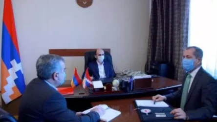 Արտակ Բեգլարյանը Կարմիր խաչի Արցախի գրասենյակի ղեկավարի հետ քննարկել է մարդասիրական մի շարք ծրագրեր
