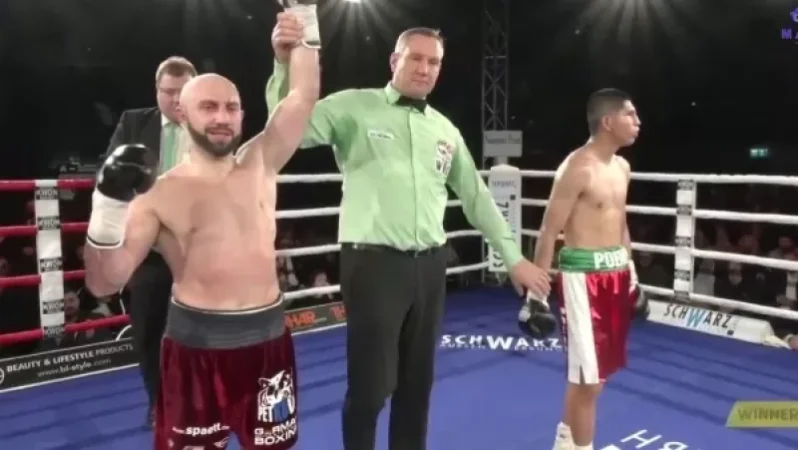Armenian Boxer Wins Against Mexican Opponent in Hamburg
