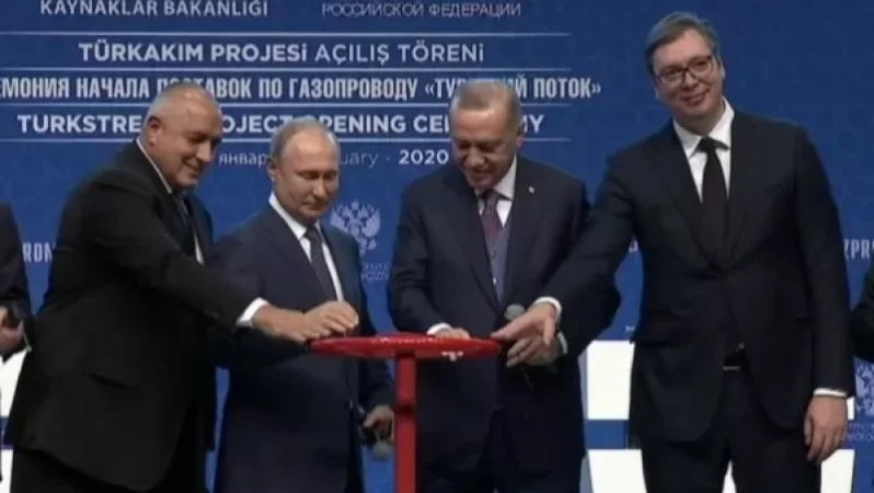 Պուտինն ու Էրդողանը պաշտոնապես գործարկեցին «Թուրքական հոսք» գազատարը