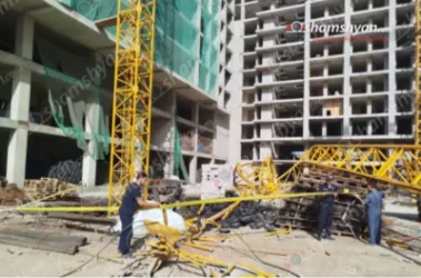 Երևանում կառուցվող էլիտար շենքում վերամբարձ կռունկը պոկվել է․ կռունկավարը տեղում մահացել է