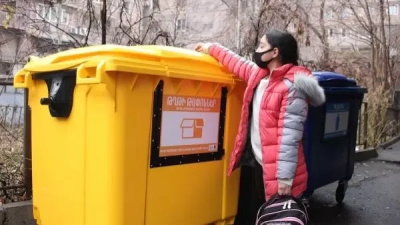 135 Waste Sorting Points to be Installed Across Yerevan by End of February