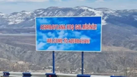 Միջհամայնքային ճանապարհին ադրբեջանցի զինվորականները տեղադրել են «Բարի գալուստ Ադրբեջան» գրառումով ցուցանակ. ՄԻՊ
