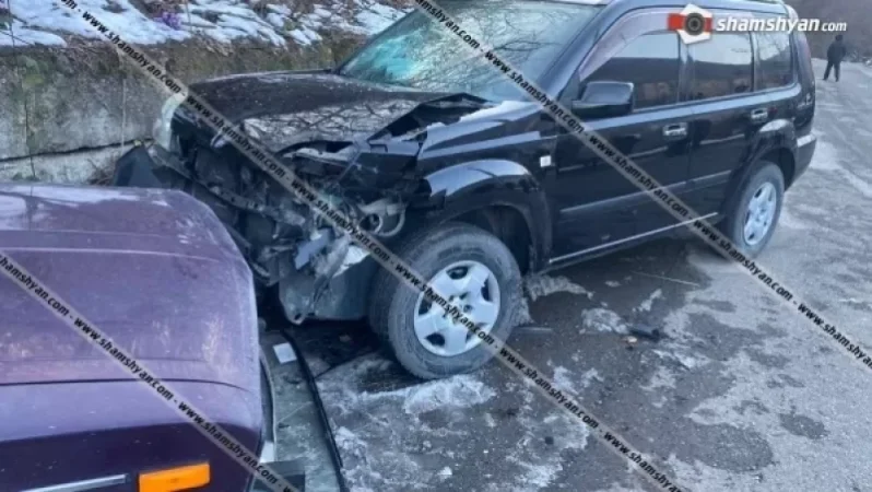 Բախվել են 38-ամյա վարորդի 06-ն ու 15-ամյա դպրոցականի վարած Nissan-ը. կա վիրավոր