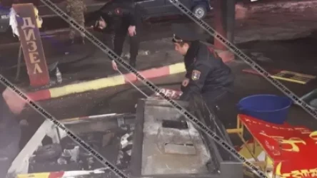 Վարդենիսում BMW-ն մխրճվել է բենզալցակայանի տարածք՝ կոտրելով պատն ու լիցքավորման սարքը