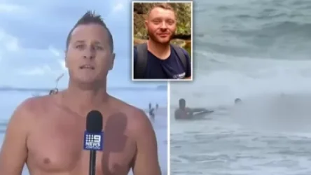 ՏԵՍԱՆՅՈՒԹ. Ավստրալիայում եղանակի տեսության վարողն ուղիղ եթերում ծովից դի է հանել