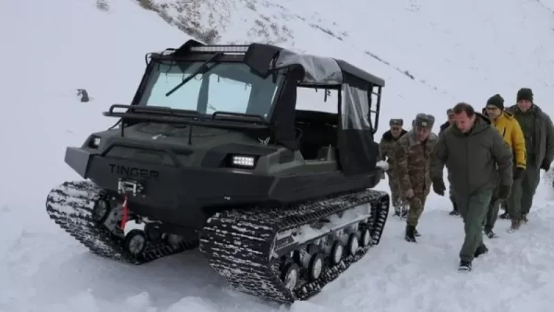 Տոնոյանը ներկա է եղել նոր սերնդի թրթուրավոր ձնագնացների փորձարկման աշխատանքներին