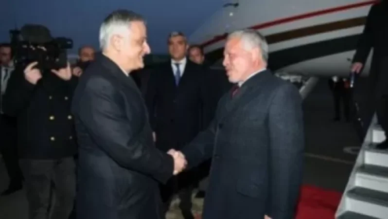 Պաշտոնական այցով Հայաստան է ժամանել Հորդանանի թագավորը