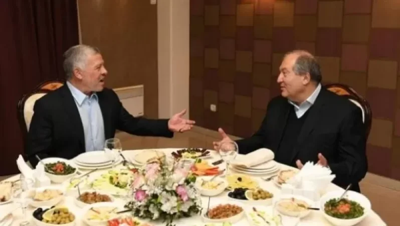 Արմեն Սարգսյանն ընթրել է Հորդանանի թագավորի հետ
