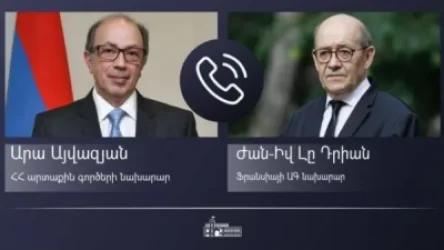 Տեղի ունեցավ Հայաստանի և Ֆրանսիայի ԱԳ նախարարների հեռախոսազրույցը