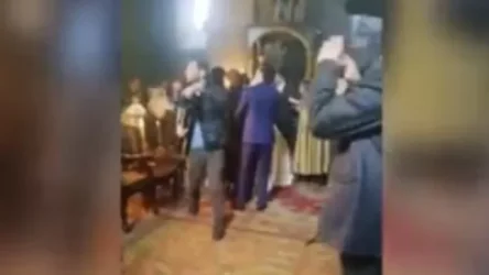 ՏԵՍԱՆՅՈՒԹ. Երկրաշարժը խուճապային իրավիճակ Է ստեղծել եկեղեցում՝ զույգի պսակադրության ժամանակ