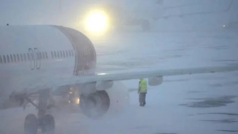 ԱՄՆ-ում վատ եղանակի պատճառով հետաձգված չվերթների թիվը գերազանցել է 10,000-ը