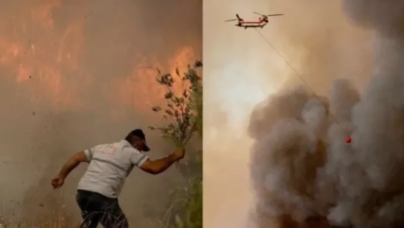 Firefighters Struggle to Control Wildfires Across 23 Provinces in Turkey