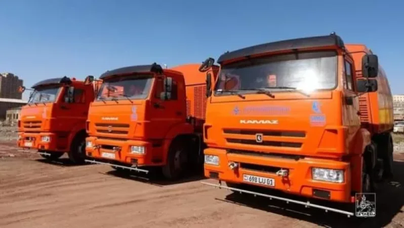 Գործարկվել են քաղաքային կոմունալ վակումային նոր մեքենաները