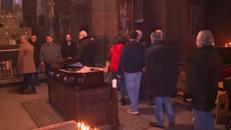 Երվանդ Մանարյանի հոգեհանգիստը` Կոնդի Սուրբ Հովհաննես եկեղեցում