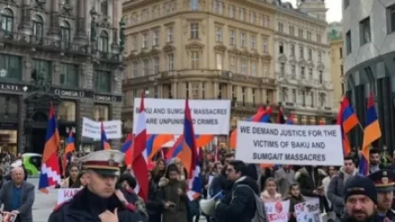 Վիեննայում Սումգայիթի և Բաքվի ջարդերի հիշատակին նվիրված քայլերթ և ցույց է կայացել