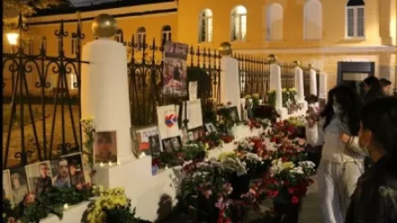 Հիշատակ ու խոնարհումի արարողություն ՌԴ -ում ՀՀ դեսպանատան առջև