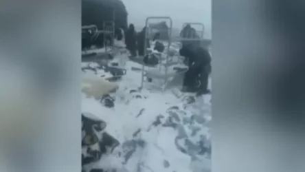 ՏԵՍԱՆՅՈՒԹ. Լիսագոր գյուղի տարածքում հերթապահող զինծառայողների վրանները քամին քշել է, սառմանիքին մնացել են դրսում. Tert