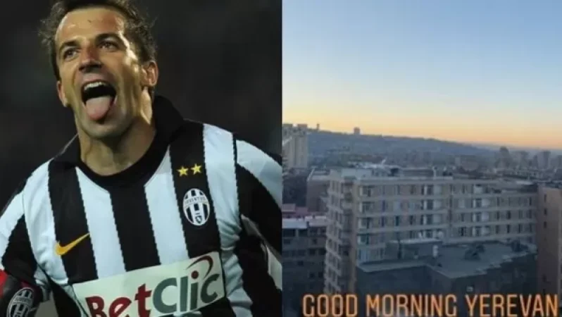 Ալեսանդրո դել Պիեռոն Երևանում է