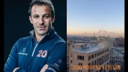 ՏԵՍԱՆՅՈՒԹ․ «Բարի լույս, Երեւան»․ Ալեսանդրո Դել Պիերոն Երևանից տեսանյութ է հրապարակել