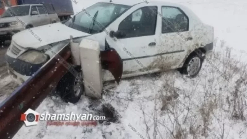 Սյունիքի մարզում իրանցի 65-ամյա վարորդը բախվել է երկաթե արգելապատնեշին. կա վիրավոր