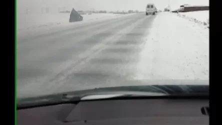 Արագածոտնի մարզի Միրաք Ալագյազ ճանապարհահատվածը սահադաշտ է