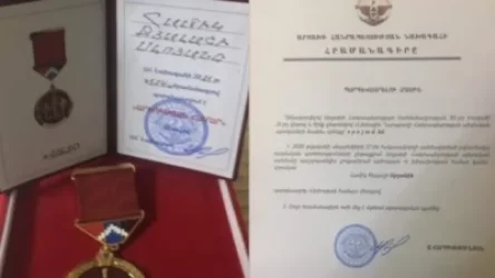 Քյարամ Սլոյանի եղբայրը պարգևատրվել է «Արիության համար» մեդալով