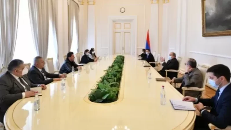 President Armen Sarkissian Meets with Group of Deputies Not Included in Parliamentary Factions