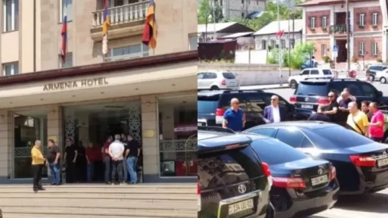 Արցախում զոհվածների հարազատները քարերով հարձակվել են ՔՊ-ականների վրա. Hraparak