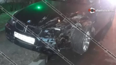Ավտովթար Երևանում. բախվել են ՊՆ ծառայողի և «ՍԱՍ Գրուպ»-ի մասնաճյուղի ղեկավարի BMW-ները