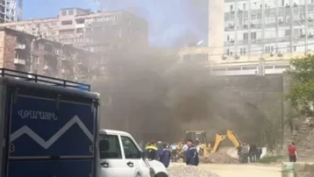 Մանկական երկաթուղու թունելում կրակի օջախը հայտնաբերվել է