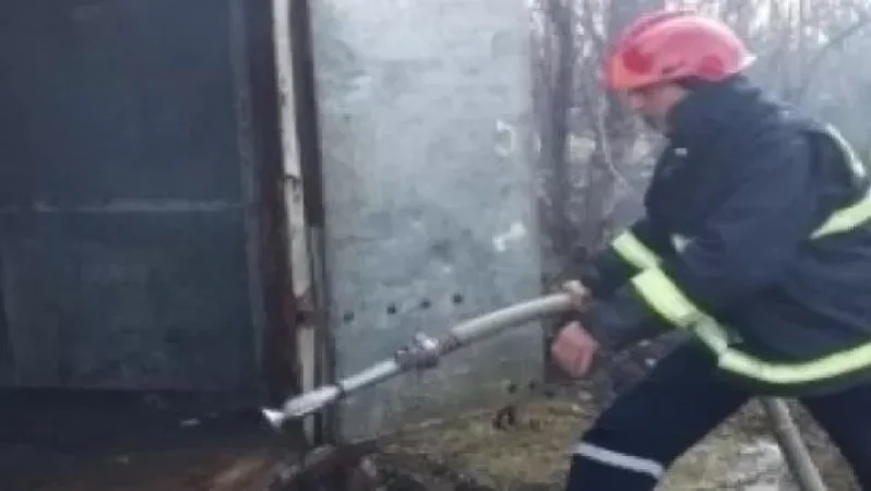 Արզականում տնակ է այրվել