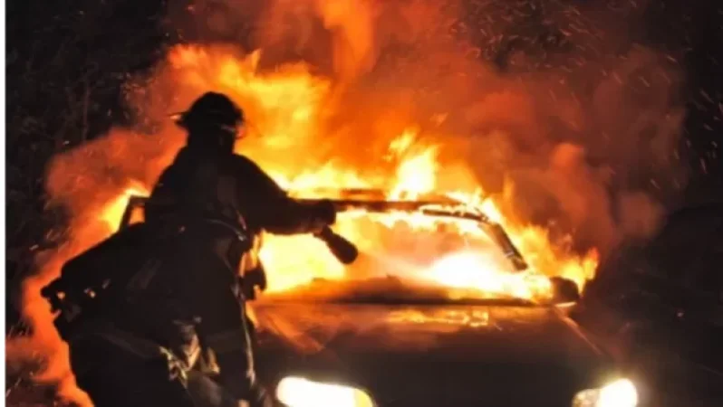 Երևանում մեքենա է այրվել. վարորդը թեթև այրվածքներ է ստացել