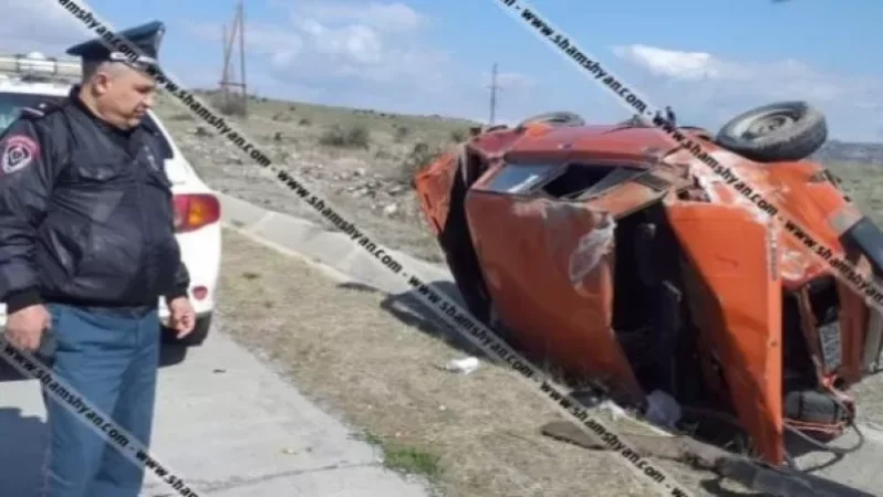 Խոշոր ավտովթար Արագածոտնի մարզում. Toyota-ն բախվել է 05-ին. վերջինս կողաշրջվել է, կան վիրավորներ