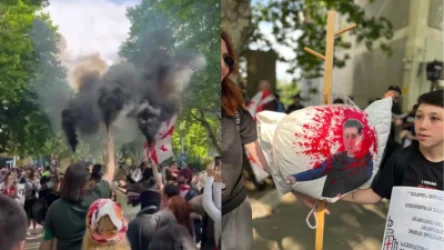 Խոշոր բողոքի ակցիա` Վրաստանում