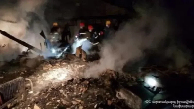 Ողբերգական հրդեհ՝ Լուսաղբյուրում. այրվել է տունը, «ՎԱԶ-21099»-ը, «ԿամԱԶ»-ը, կա 2 զոհ