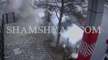 ՏԵՍԱՆՅՈՒԹ. Բացառիկ կադրեր՝ Երևանում բենզալցակայանի մոտ տեղի ունեցած կասկադյորական վթարից