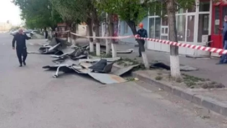 Շիրակի 18 համայնք  ուժեղ քամու պատճառով վնաս է կրել