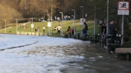 Մոսկվա գետն առատ տեղումների պատճառով դուրս է եկել ափերից