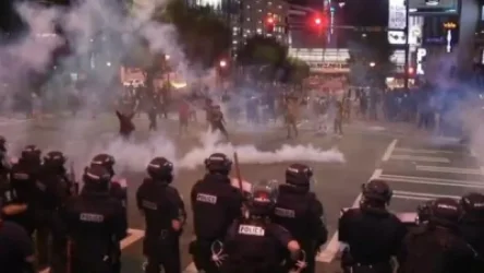 Լոս Անջելեսում ոստիկաններ-ցուցարարներ դիմակայությունը նոր թափ է ստանում