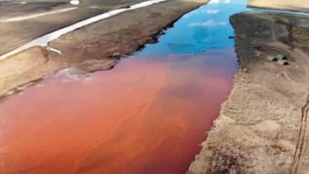 Բնապահպանական աղետ Կրասնոյարսկի մարզի Նորիլսկի գետում