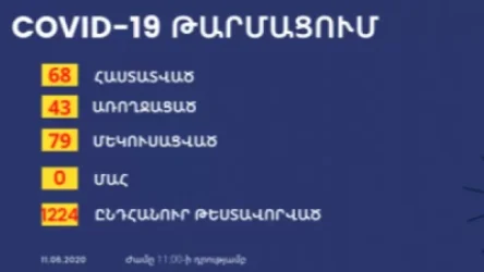 Արցախում կորոնավիրուսով վարակման ևս 4 դեպք է գրանցվել. ակտիվ վարակակիրների թիվը 25 է