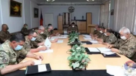 Ծառայողական քննություն Արցախի ՊՆ-ում՝ 2020-ի ձմեռային զորակոչի արդյունքների ու ամառային զորակոչի խնդիրների վերաբերյալ