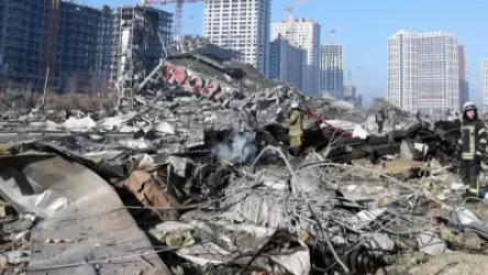 ԼՈՒՍԱՆԿԱՐՆԵՐ. Կիևում առևտրի կենտրոնը հողին է հավասարվել