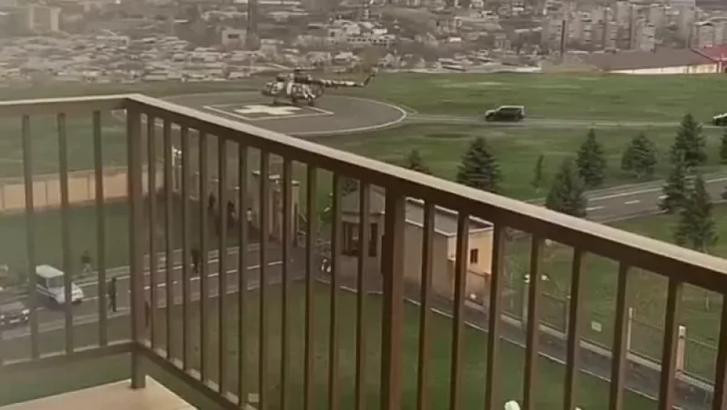 VIDEO. Here is the helicopter and the evacuation of the Ministry of Defense leadership at 7:30 AM