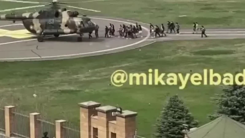 Քաղաքացին ՊՆ-ի մոտ  բենզին է լցրել իր վրա և սպառնում է հրկիզվել, եթե ուղղաթիռ թռչի և տարհանում իրականացվի