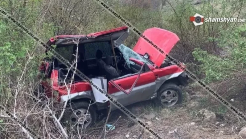 Վայոց Ձորում Mitsubishi-ն 40 մետր գլորվել է, հայտնվել ձորակում․ կան տուծաներ