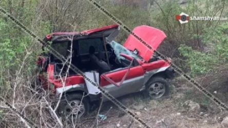 Վայոց Ձորում Mitsubishi-ն 40 մետր գլորվել է, հայտնվել ձորակում․ կան տուծաներ