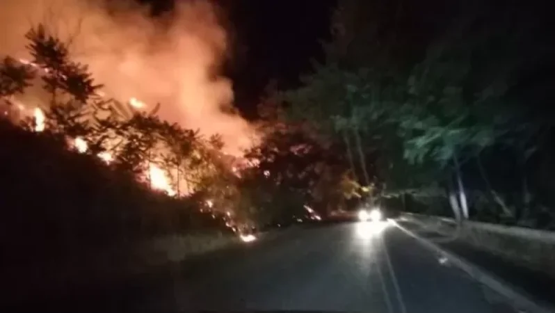 Photos: Large Fire Breaks Out in the Hrazdan Gorge